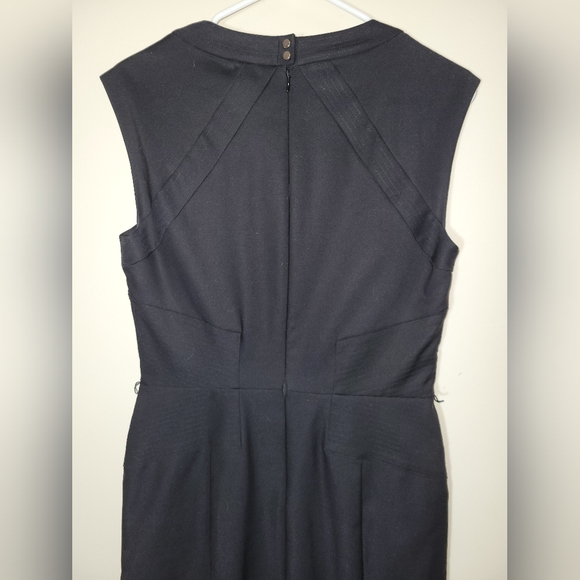 New WHBM Black Sheath Dress SZ 8 - Picture 7 of 10